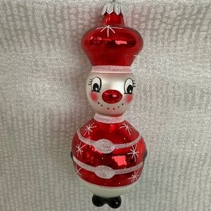 Gilardoni Fausto Bellagio, hand painted glass ornament, Soldier